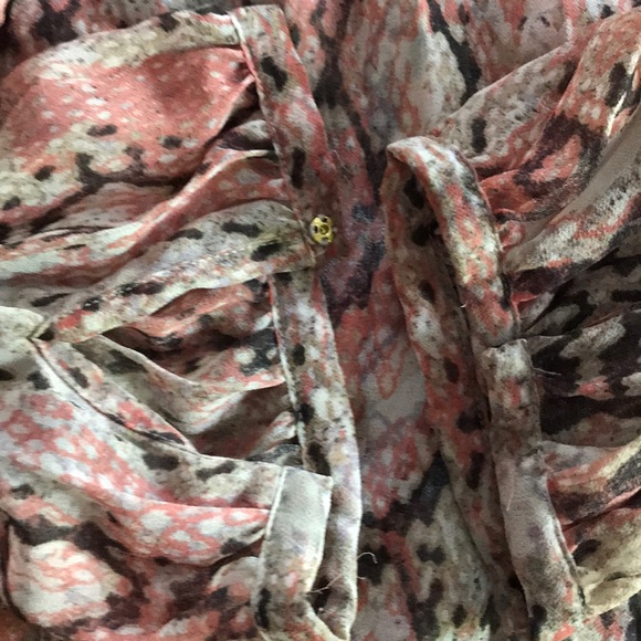 Moda International Pink/Brown Blouse.18206 - Picture 4 of 4